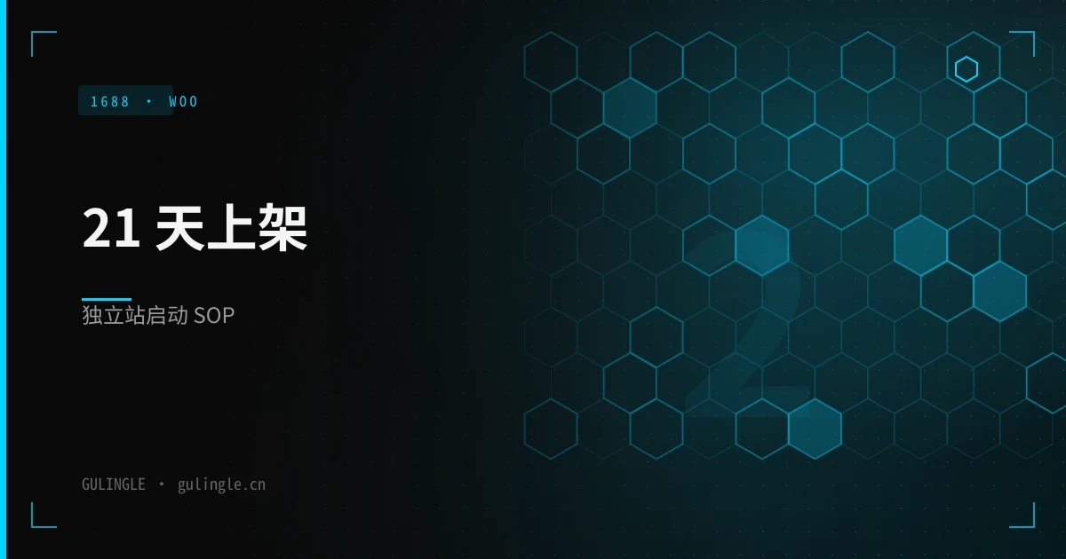 从 1688 到 WooCommerce 上架:跨境卖家 21 天独立站启动 SOP