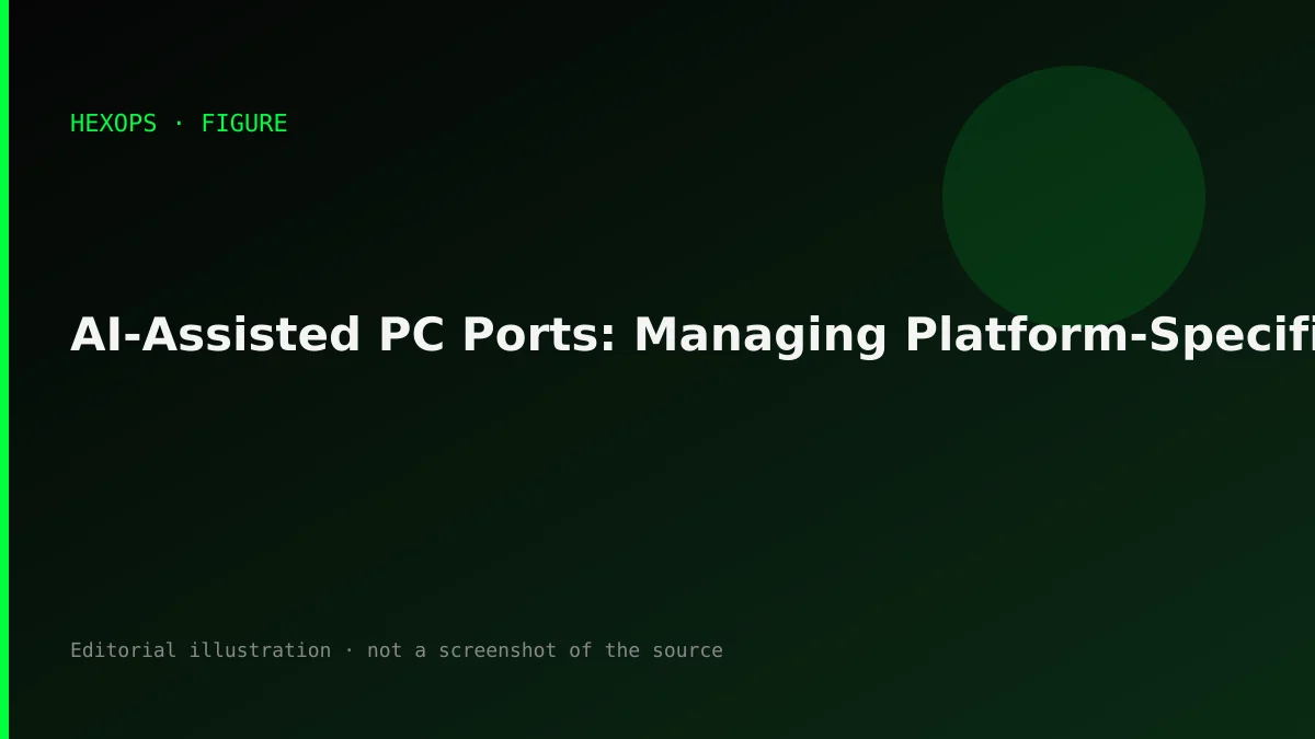 HEXOPS illustration: AI-Assisted PC Ports: Managing Platform-Specific Requirements for Window, Graphics, and Sound Libra