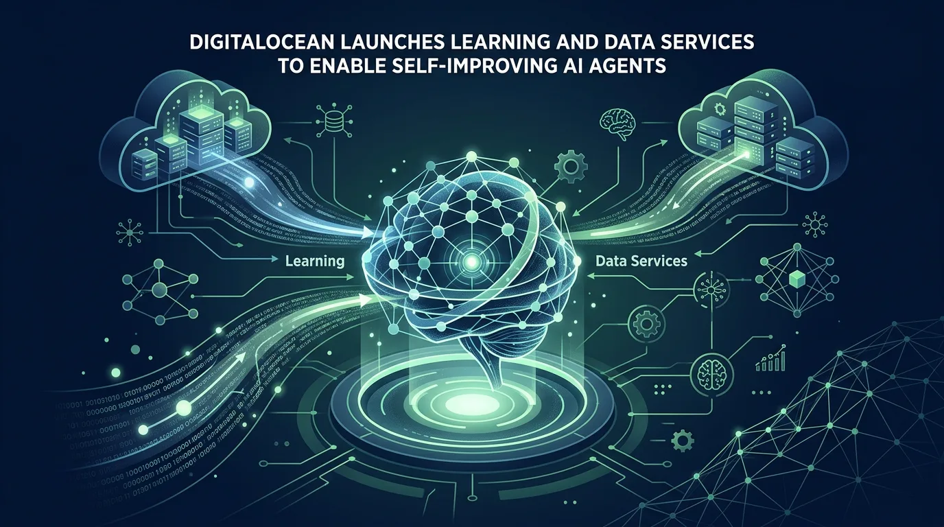 HEXOPS illustration: DigitalOcean Launches Learning and Data Services to Enable Self-Improving AI Agents