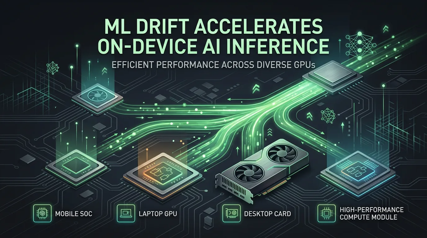 HEXOPS illustration: Google ML Drift Accelerates On-Device AI Inference Across Diverse GPUs