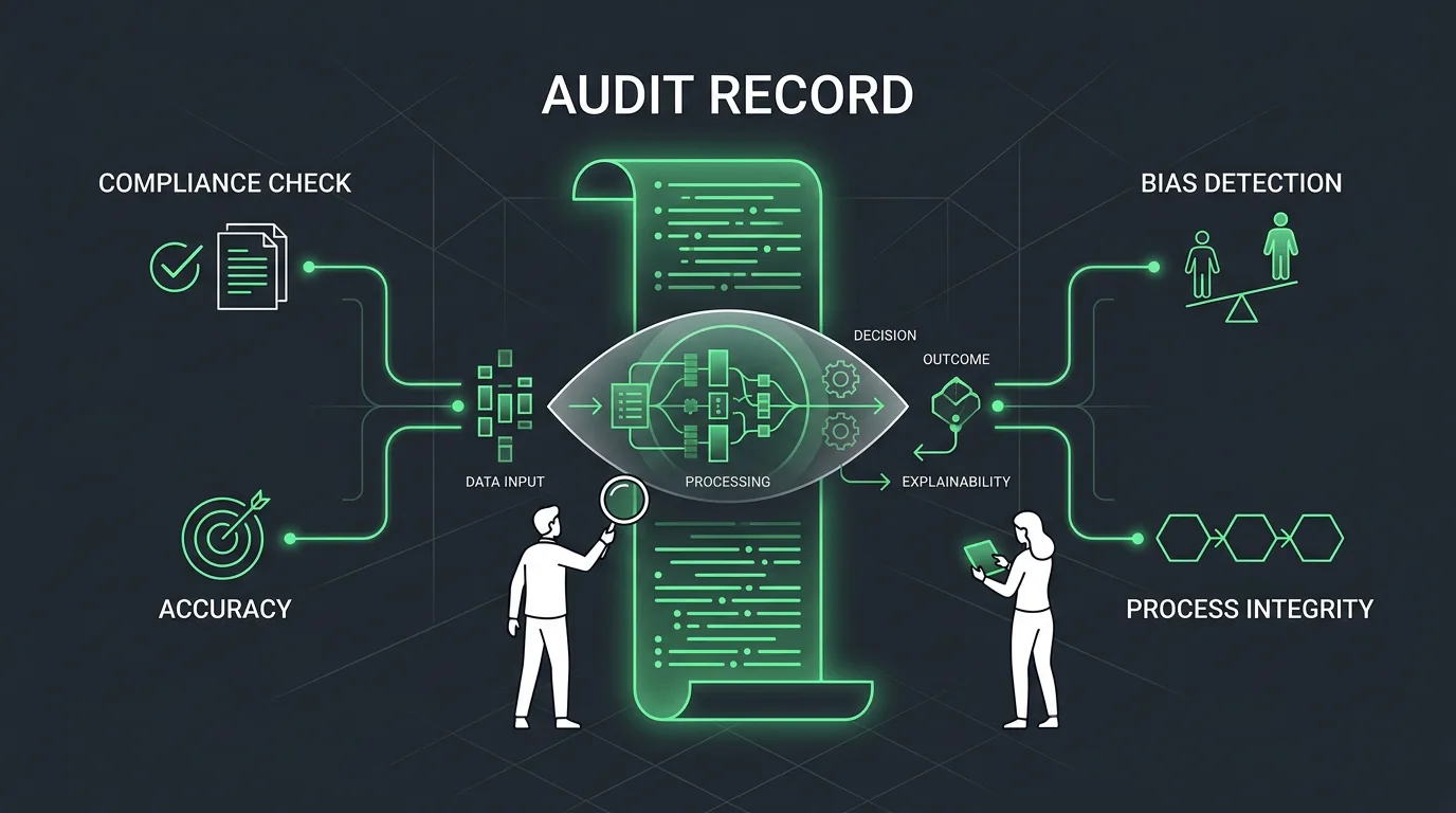 HEXOPS illustration: What Can One AI Audit Record Actually Prove?