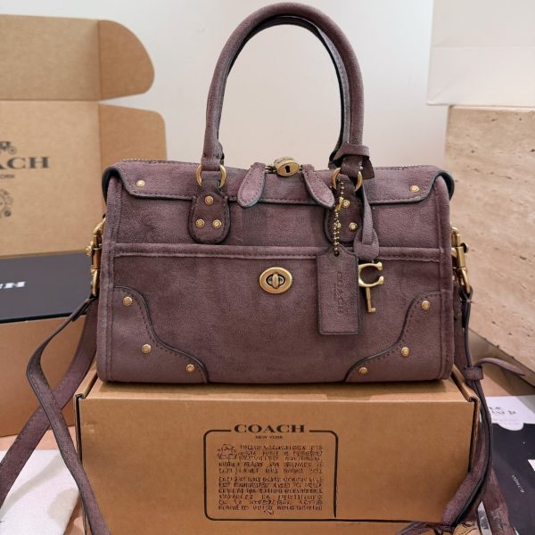 Coach Brown Satchel · Rhyder 24
