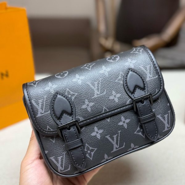 Louis Vuitton brown with orange trim satchel · 19.5×15 · LX-2026072221