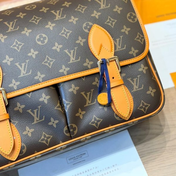 Louis Vuitton brown with tan trim satchel · LX-20260707221805671200121