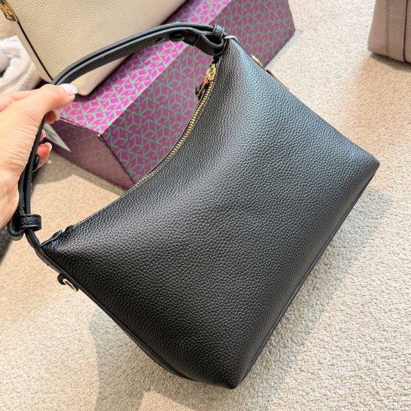 Tory Burch white, black, taupe shoulder bag · LX-202607122146091592002
