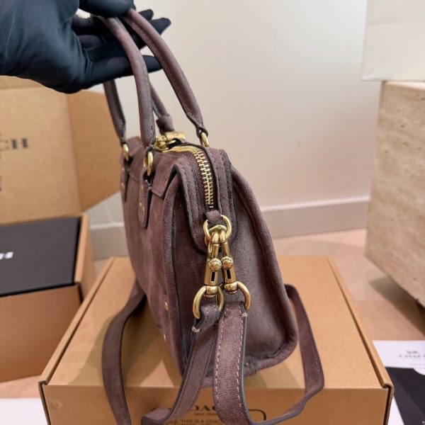 Coach Brown Satchel · Rhyder 24