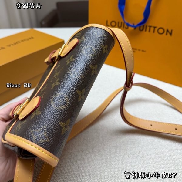 Louis Vuitton brown with beige trim Satchel · 20
