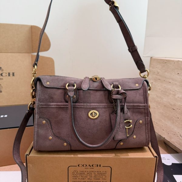 Coach Brown Satchel · Rhyder 24
