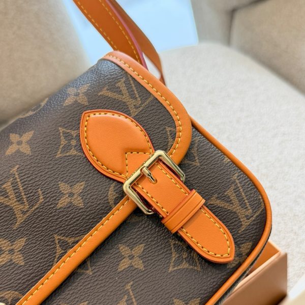Louis Vuitton two-tone brown and tan, black and dark gray monogram sat