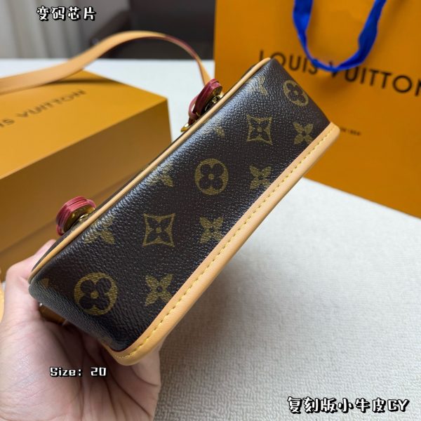 Louis Vuitton brown with beige trim Satchel · 20