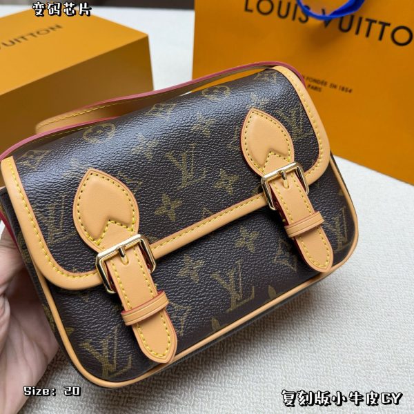 Louis Vuitton brown with beige trim Satchel · 20
