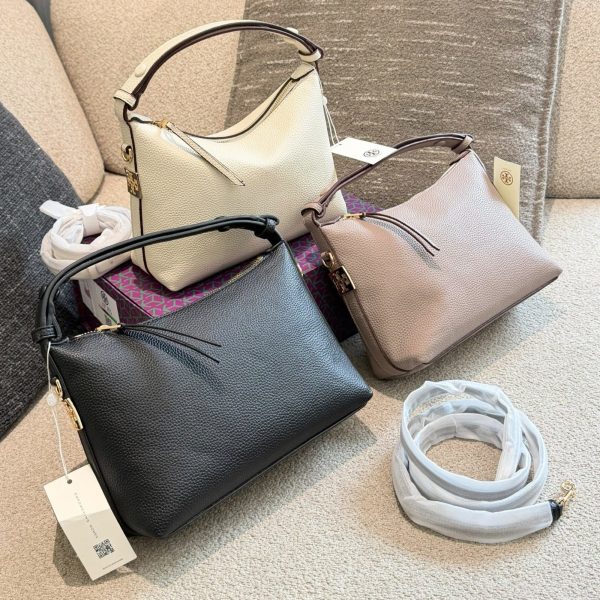 Tory Burch white, black, taupe shoulder bag · LX-202607122146091592002