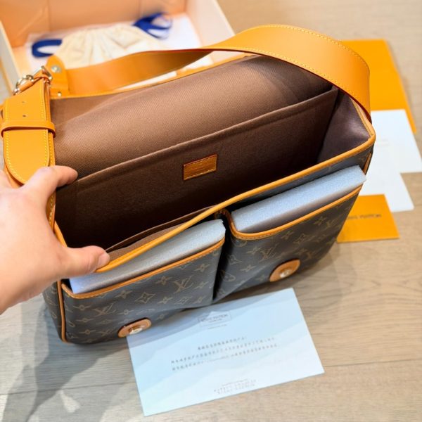 Louis Vuitton brown with tan trim satchel · LX-20260707221805671200121