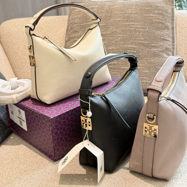 Tory Burch white, black, taupe shoulder bag · LX-202607122146091592002