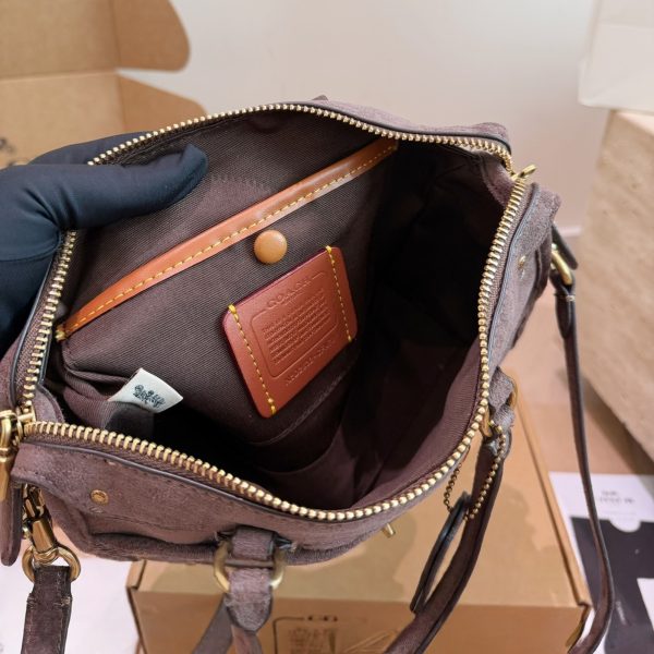 Coach Brown Satchel · Rhyder 24