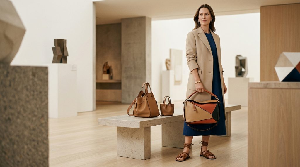 Loewe Edit: Puzzle Geometry & Spanish Leather Art
