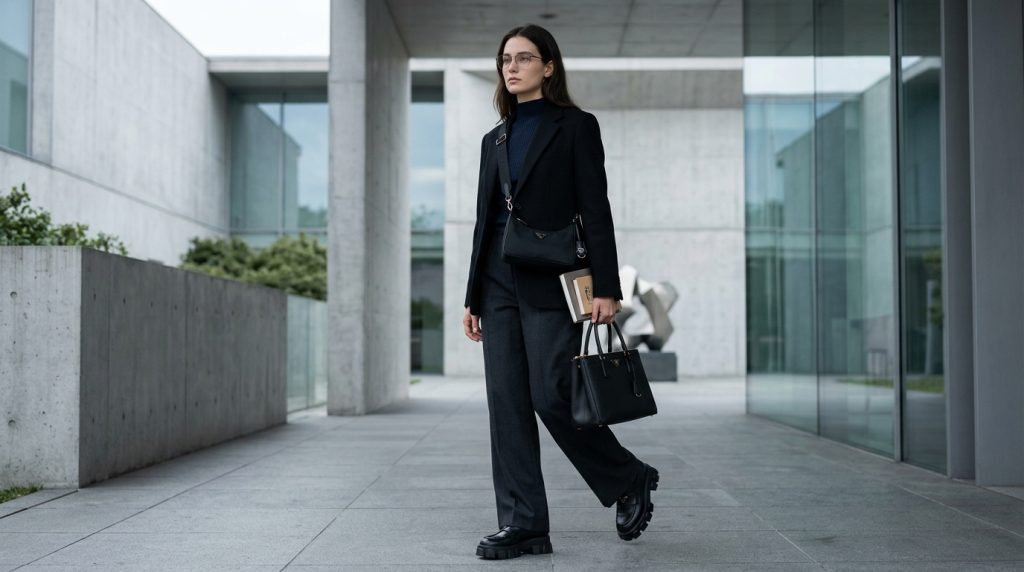 Prada Edit: Intellectual Minimalism & Nylon Icons