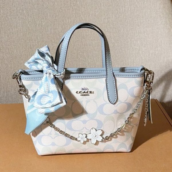 Coach Mini City Tote 16 cm in Signature Canvas