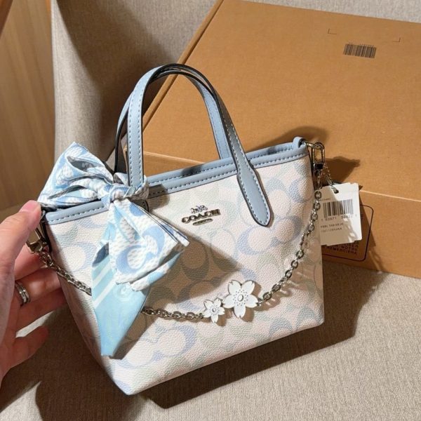175 Coach 蔻驰 mini city15 系列托特包 迷你购物袋 菜篮子 尺寸：16×14×9 礼盒包装e713