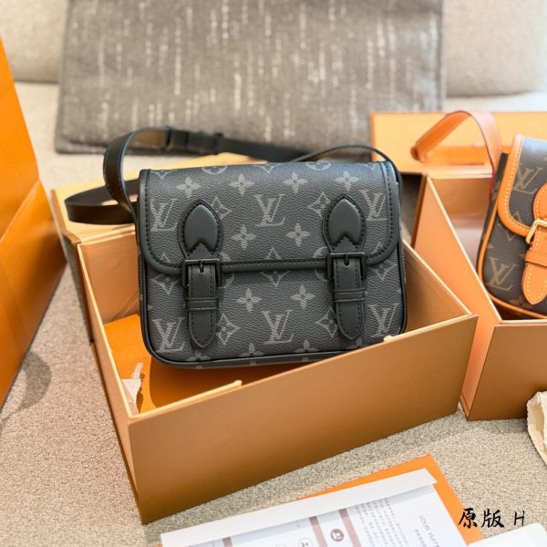 p210 LV Mini Satchel小邮差包​​经典Monogram老花帆