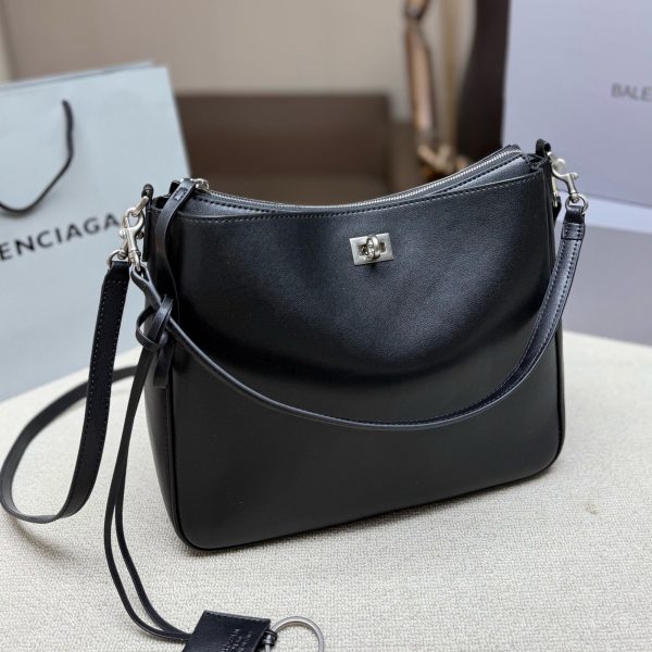 Balenciaga Rodeo Hobo Bag, Fold-Over Top, Adjustable Strap