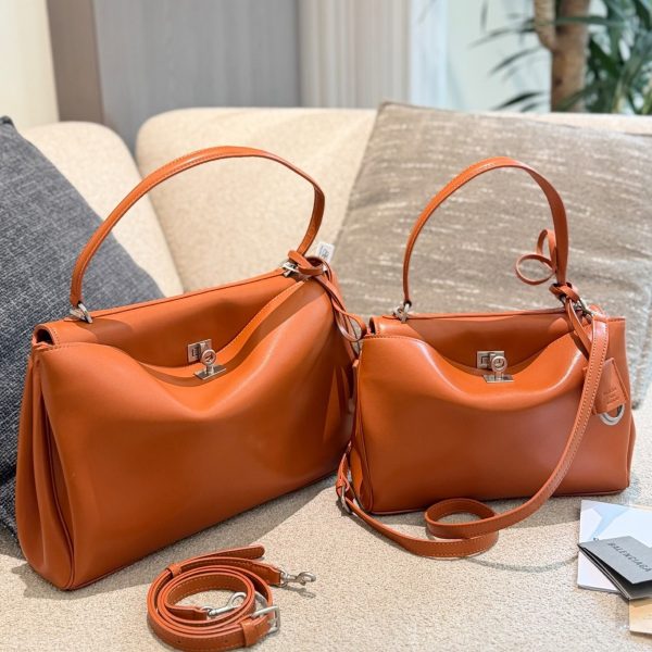 Balenciaga Rodeo Leather Shoulder Bag