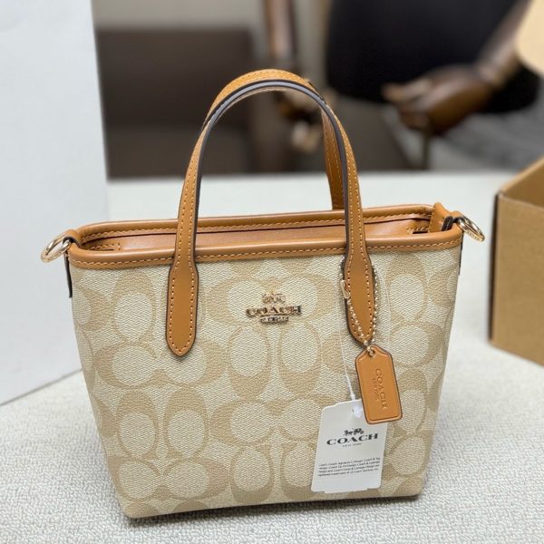 Coach City15 Mini Tote in Signature Canvas, P210