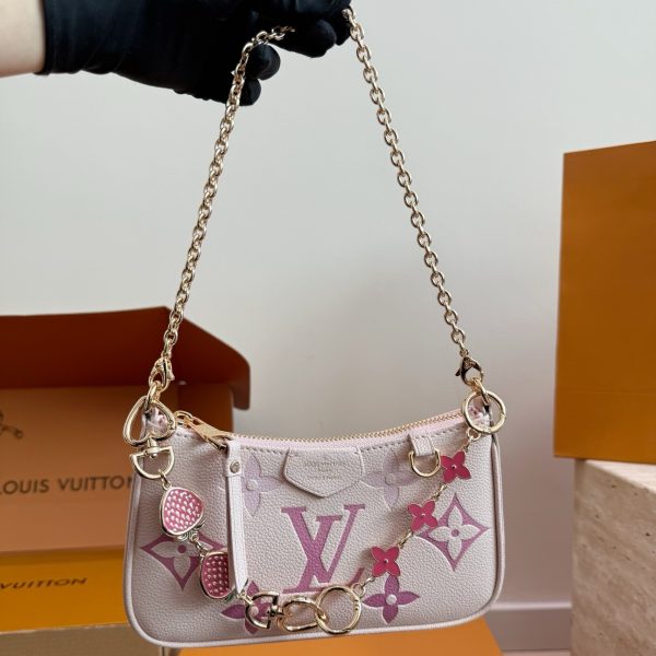 Louis Vuitton Easy Pouch On Strap Pink Gradient Monogram