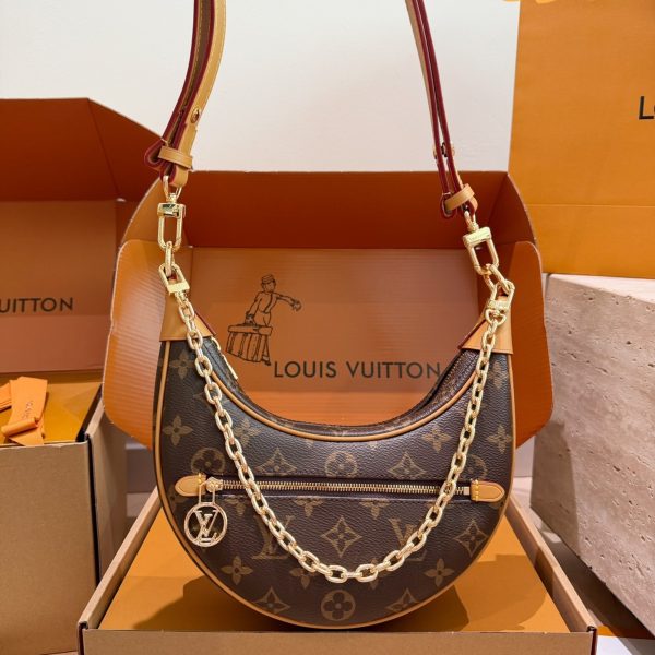Louis Vuitton Loop Light Blue Monogram Crossbody Bag