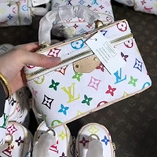 Louis Vuitton x Takashi Murakami Monogram Multicolore Vanity Case