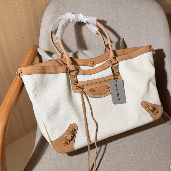 Balenciaga Le City Large Canvas Tote, 40 cm, with Gift Box