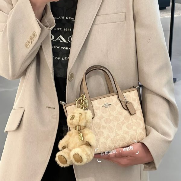 Coach City 15 Mini Tote Bag — Small Signature Canvas Tote