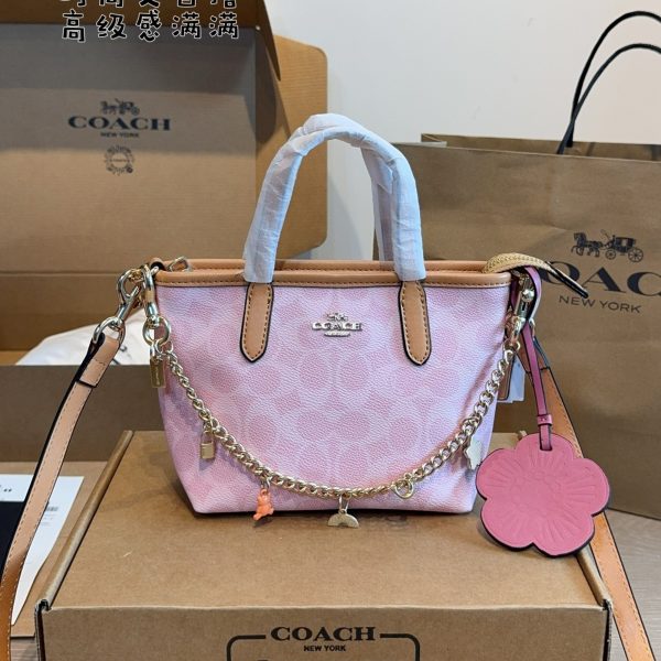 Coach City Mini Tote — Visible Coach Logo, P175