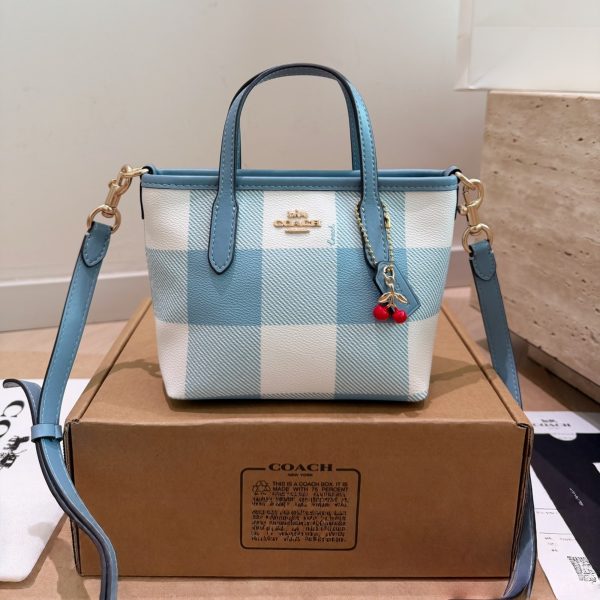 Coach City15 Mini Tote in Signature Checkerboard Print, P175