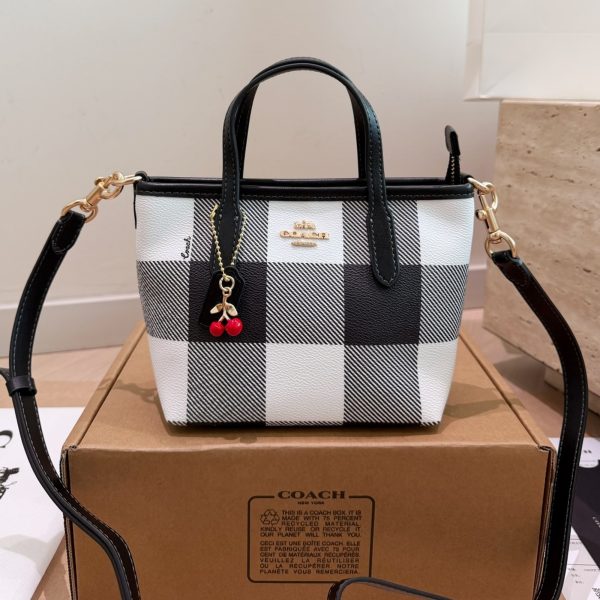 Coach City15 Mini Tote in Pastel Rainbow Print, Model P175