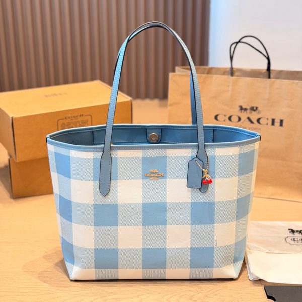 牛皮版本 p190 Coach & city tote经典托特包手提单肩 coach新款 托特包 奥莱款 coach新款