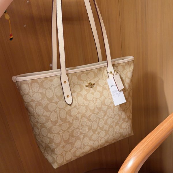 200 蔻驰coach City tote 拉链版托特包购物袋 尺寸29×27×13 礼盒包装