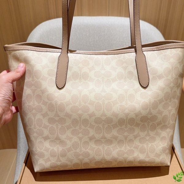 195 蔻驰coach City tote 吸扣版托特包购物袋 尺寸32×28×15 礼盒包装