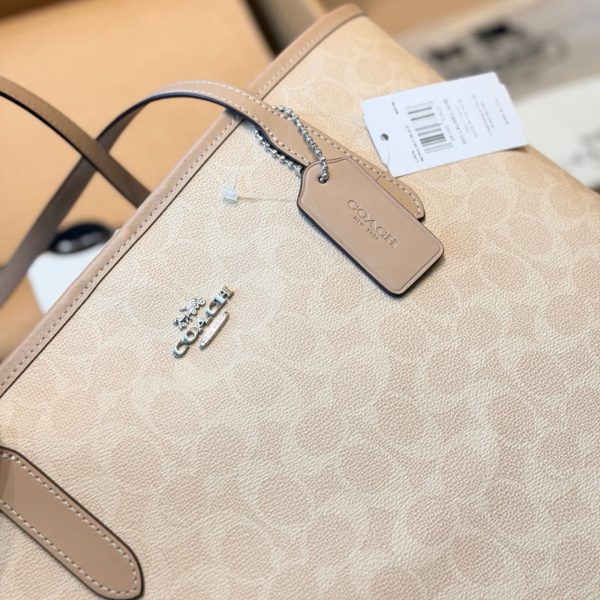 原单版本 牛皮 p235 Coach & city tote经典托特包手提单肩 coach新款 托特包 奥莱款 coac